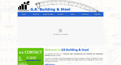 Desktop Screenshot of grbuildingandsteel.co.za